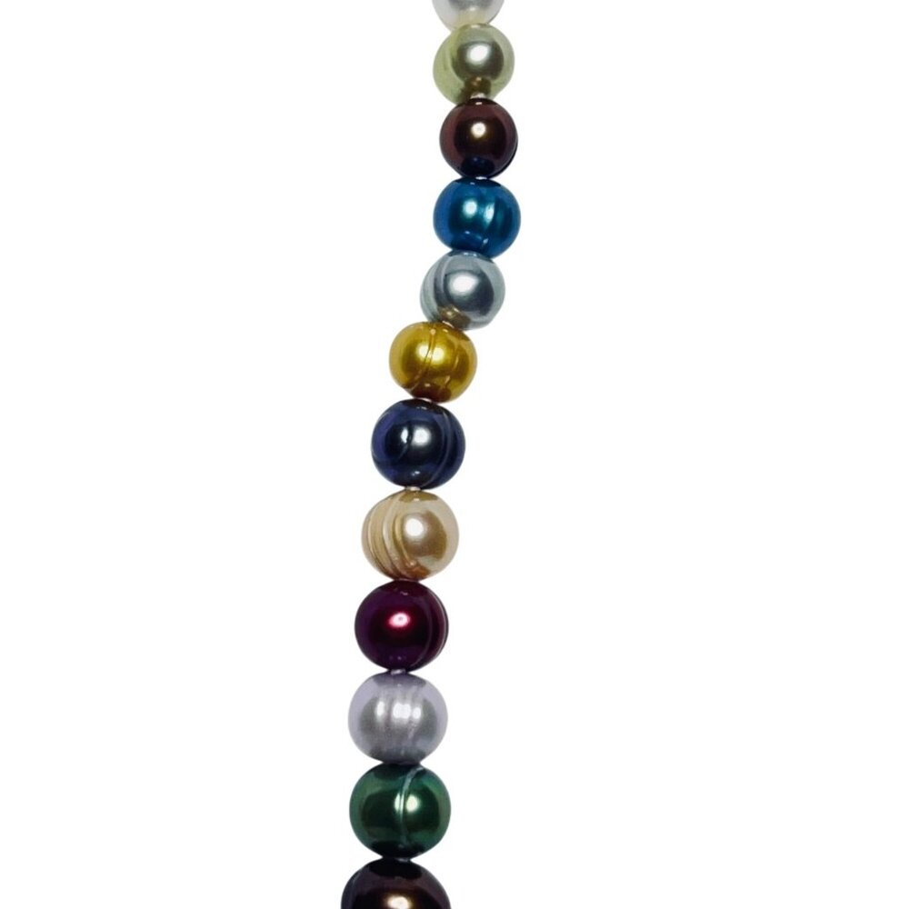 Honora Bold Colors Graduated Freshwater Baroque Pearl Necklace (6040) - Picture 4 of 9